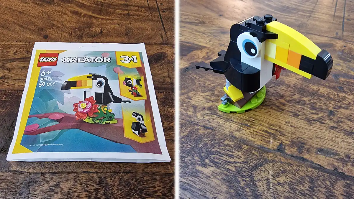 LEGO Creator 3 in 1 30688 Tropical Toucan reviewed by angelofdeathWHV