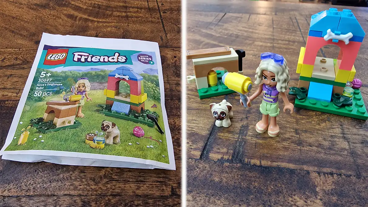 LEGO Friends 30697 Nova's Doghouse Build Reviewed by angelofdeathWHV